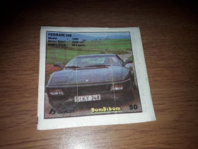Інше Другое ^/--/^ Вкладыш Baycan BombiBom серия 1 номер 50 авто ^_^^^ Baycan BombiBom серія 1 номер 50 авто - фото фото фото