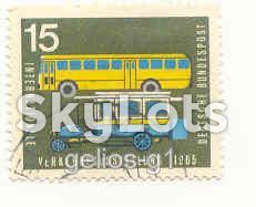 Румунія Румыния ^/--/^ Германия 1965  марки  Транспорт ном 15 Pf гаш ^_^^^ Німеччина 1965 марки Транспорт ном 15 Pf гаш - фото фото фото