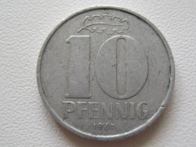 НДР, ФРН ГДР, ФРГ ^/--/^ Германия - ГДР 10 пфеннигов 1967 года 28074 ^_^^^ Німеччина - НДР 10 пфенігів 1967 року 28074 - фото фото фото