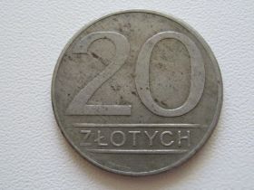 - року - года ^/--/^ Польша 20 злотых 1986 года #10413 ^_^^^ Польща 20 злотих 1986 року #10413 - фото фото фото
