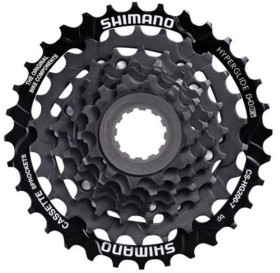 Ланцюги, зірки, тріскачки Цепи, звезды, трещетки ^/--/^ Касета Shimano CS-HG /--/ 200 Tourney 12-32 7 зірок (CS-HG /--/ 200-7-32) ^_^^^ Кассета Shimano CS-HG /--/ 200 Tourney 12-32 7 звёзд (CS-HG /--/ 200-7-32) - фото фото фото