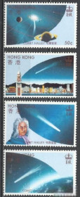 Китай Китай ^/--/^ Гонконг Китай 1986 астрономия комета Галлея 4 /--/ м. ^_^^^ Гонконг Китай 1986 астрономія комета Галлея 4 /--/ м. - фото фото фото