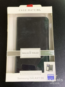 Чохли, бампера Чехлы, бампера ^/--/^ Чохол книжка Case-Mate Wallet Folio для Samsung Galaxy S /--/ 6 black ^_^^^ Чехолл книга Case-Mate Wallet Folio для Samsung Galaxy S /--/ 6 black - фото фото фото