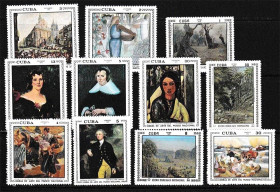 Мистецтво Искусство ^/--/^ Искусство .  Куба 1972 г и др. года   MNH - подборка ^_^^^ Куба 1972 р. та ін. року MNH - добірка - фото фото фото