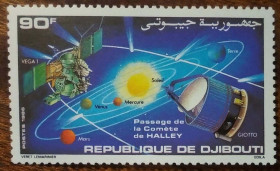 Джибуті Джибути ^/--/^ Джибути Внешний вид кометы Галлея 1986 ^_^^^ Джибуті Зовнішній вигляд комети Галлея 1986 - фото фото фото