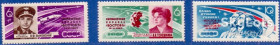 СРСР - СССР - ^/--/^ СССР 1963 космос Восток-5-6 искусство скульптура Мухина СК 2786-2788 MNH ^_^^^ СРСР 1963 космос Схід-5-6 мистецтво скульптура Мухіна СК 2786-2788 MNH - фото фото фото
