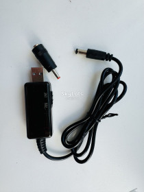 Інша техніка Другая техника ^/--/^ Кабель перетворювач USB-DC для роутера 9 /--/ V/12 /--/ V до 0,7 /--/ А з перемикачем, живлення від PowerBank, ^_^^^ Кабель преобразователь USB-DC для роутера 9 /--/ V/12 /--/ V до 0,7 /--/ А с переключателем, питание от PowerBank, - фото фото фото