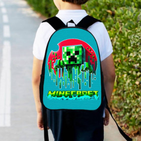 Рюкзаки, сумки Рюкзаки, сумки ^/--/^ Рюкзак детский майнкрафт Крипер &amp;quot;Minecraft&amp;quot; 34 /--/ х /--/ 27 /--/ см,городской ранец для мальчика (00520) ^_^^^ Рюкзак дитячий майнкрафт Кріпер &amp;quot;Minecraft &amp;quot; 34 /--/ х /--/ 27 /--/ см,міський ранець для хлопчика (0529) - фото фото фото