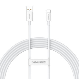 Кабелі Кабели ^/--/^ Кабель Baseus Superior Series USB - Type-C PD /--/ 100 /--/ W (5 /--/ A) 2 /--/ м для швидкої зарядки і передачі даних White ^_^^^ Кабель Baseus Superior Series USB - Type-C PD /--/ 100 /--/ W (5 /--/ A) 2 /--/ м для быстрой зарядки и передачи данных White - фото фото фото
