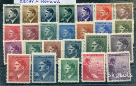Чехословаччина Чехословакия ^/--/^ Комплект Чехія і Моравія, ІІІ Райх. ^_^^^ Комплект Чехия и Моравия, III Рейх. - фото фото фото