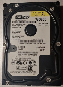 Жорсткі диски Жесткие диски ^/--/^ Жесткий диск SATA Western Digital Caviar SE WD /--/ 800 /--/ JD SATA на 80 /--/ Гб в нормальном состоянии ^_^^^ Жорсткий диск SATA Western Digital Caviar SE WD /--/ 800 /--/ JD SATA на 80 /--/ Гб в нормальному стані - фото фото фото