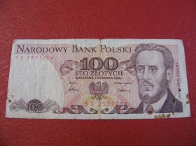 Польща Польша ^/--/^ Польща 100 злотих Сто Злотых Польша 1988 ^_^^^ Польща 100 злотих Сто Злотих Польща 1988 - фото фото фото