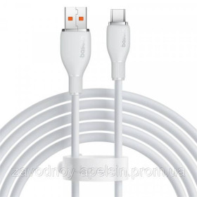 Зарядні пристрої Зарядные устройства ^/--/^ USB Type-C кабель силиконовый 3 /--/ A 2 /--/ м 100 /--/ W (baseus) ^_^^^ USB Type-C кабель силіконовий 3 /--/ A 2 /--/ м 100 /--/ W (baseus) - фото фото фото