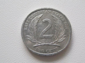 Інші країни Другие страны ^/--/^ Восточные Карибы 2 цента 2008 года 27064 ^_^^^ Східні Кариби 2 цента 2008 року 27064 - фото фото фото