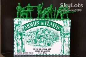 Фігурки, солдатики Фигурки, солдатики ^/--/^ рейнджеры Роджерса Armies in Plastic    ( войны с индейцами ) 54-60 /--/ мм ^_^^^ Рейнджери Роджерса Armies in Plastic (Війни з індіанцями) 54-60 мм - фото фото фото