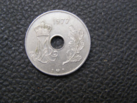 Данія Дания ^/--/^ 25 эре Дания 1977 г ^_^^^ 25 Ере Данія 1977 - фото фото фото