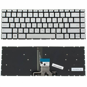 Клавіатури Клавиатуры ^/--/^ Клавиатура для ноутбука HP (14-CM, 14-CK) rus, silver, без фрейма, подсветка клавиш ^_^^^ Клавіатура для ноутбука HP (14-CM, 14-CK) rus, silver, без фрейму, підсвічування клавіш - фото фото фото