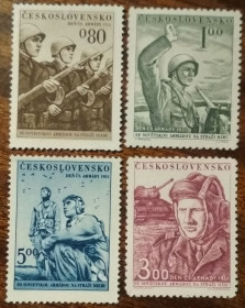 Чехословаччина Чехословакия ^/--/^ Чехословакия День Армии 1951 ^_^^^ Чехословаччина День Армії 1951 - фото фото фото