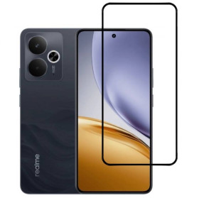 Чохли, бампера Чехлы, бампера ^/--/^ Захисне скло LUX для Realme 14 /--/ T повна проклейка чорний ^_^^^ Защитное стекло LUX для Realme 14 /--/ T полная проклейка черный - фото фото фото