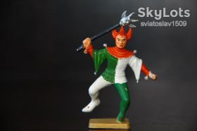 Фігурки, солдатики Фигурки, солдатики ^/--/^ ШУТ рыцарь 54-60 /--/ мм Starlux-Michel Франция  РАННЯЯ ФИГУРКА ^_^^^ Шут лицар 54-60 /--/ мм Starlux-Michel Франція РАННЯ ФІГУРКА - фото фото фото