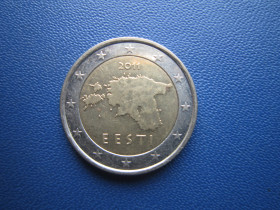 Естонія Эстония ^/--/^ Монета 2 євро Естонія 2011 ^_^^^ Монета 2 евро Эстония 2011 - фото фото фото