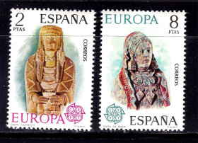 Іспанія Испания ^/--/^ EU  Испания 1974 г  MNH  - искусство - EUROPA CEPT ^_^^^ EU Іспанія 1974 MNH - мистецтво - EUROPA CEPT - фото фото фото
