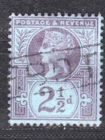 Великобританія Великобритания ^/--/^ ZM Европа Великобритания 1887 г  - гаш - Виктория - ^_^^^ ZM Європа Великобританія 1887 р - гаш - Вікторія - - фото фото фото