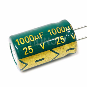 Конденсатори Конденсаторы ^/--/^ Конденсатор 1000 uF мкф 25 В 25 V электролитический 105 105 С ^_^^^ Конденсатор 1000 uF мкф 25 В 25 V електролітичний 105 105 С - фото фото фото