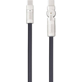 Кабелі Кабели ^/--/^ Кабель Gelius Navy Type-C-Type-C 1.2 /--/ м 60 /--/ W поворотний для швидкої зарядки і передачі даних Black (GP- ^_^^^ Кабель Gelius Navy Type-C-Type-C 1.2 /--/ м 60 /--/ W поворотен для быстрой зарядки и передачи данных Black (GP-C) - фото фото фото