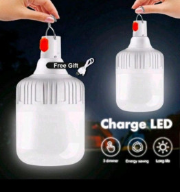 Ліхтарі, ліхтарики Фонари, фонарики ^/--/^ Лампочка  светодиодная с аккумулятором и usb зарядкой. 60 /--/ w. ^_^^^ Лампочка світлодіодна з акумулятором і usb зарядкою. 60 /--/ w. - фото фото фото
