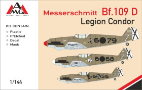 Інші Другие ^/--/^ AMG 14435 Messershmitt Bf 109 /--/ d    (Legion Condor) 1/144 ^_^^^ Messershmitt Bf 109 /--/ d (Legion Condor) 1/144 - фото фото фото