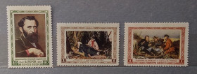 Мистецтво Искусство ^/--/^ СССР 1956 г - Художник В.Г. Перов  (1834-1882), негаш ^_^^^ СРСР 1956 р - Художник В.Г. Перов (1834-1882), негаш - фото фото фото