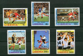 Спорт Спорт ^/--/^ Либерия   Футбол  1978 Гашенная ^_^^^ Ліберія Футбол 1978 Гашенна - фото фото фото