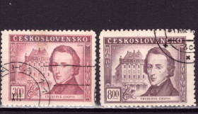 Історія та особистості История и личности ^/--/^ Чехословакия. 100 лет со дня смерти Фредерика Шопена  (серия) 1949 г. ^_^^^ Чехословаччина. 100 років від дня смерті Фредеріка Шопена (серія) 1949 - фото фото фото