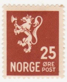 Скандинавія Скандинавия ^/--/^ Норвегия 1937  г. № 186 * ^_^^^ Норвегія 1937 р. No 186* - фото фото фото