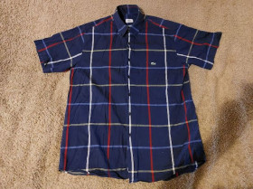 Сорочки Рубашки ^/--/^ Стильная мужская рубашка, шведка в клетку lacoste ^_^^^ Стильна чоловіча сорочка, шведка в клітку lacoste - фото фото фото