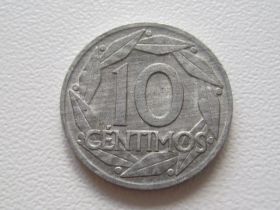 Іспанія Испания ^/--/^ Испания 10 сентимо 1959 года 27509 ^_^^^ Іспанія 10 вересня 1959 27509 - фото фото фото