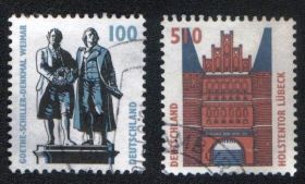 Сучасні з  року Современные с  года ^/--/^ Германия, ФРГ (1997) Памятники и архитектура. Стандарт ^_^^^ Німеччина, ФРН (1997) Пам'ятники і архітектура. Стандарт - фото фото фото
