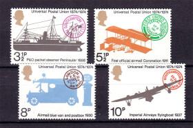 Транспорт Транспорт ^/--/^ Авиация .  Великобритания 1974  г MNH - ВПС / UPU ^_^^^ Великобританія 1974 MNH - ВПС / UPU - фото фото фото
