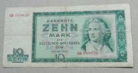 Німеччина Германия ^/--/^ Німеччина НДР / Германия ГДР 10 марок 1964 ^_^^^ Германия ГДР / Германия ГДР 10 марок 1964 - фото фото фото