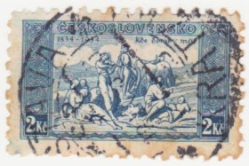 Чехословаччина Чехословакия ^/--/^ Чехословакия  1934 г № 321 гашеная ^_^^^ Чехословаччина 1934 р. No 321 гашена - фото фото фото