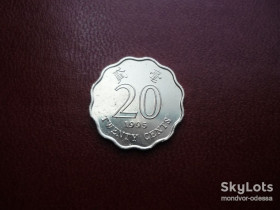 Інші країни Другие страны ^/--/^ Гонконг 20 центов 1995 флора ^_^^^ Гонконг 20 центів 1995 флора - фото фото фото