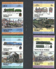 Марки Австралії та Океанії Марки Австралии и Океании ^/--/^ Тувалу Нукулаелае 1984 транспорт железная дорога 8 /--/ м. ^_^^^ Тувалу Нукулаелае 1984 транспорт залізниця 8 /--/ м. - фото фото фото