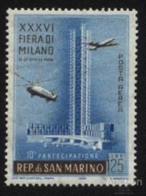Малі Держави Європи Малые Государства Европы ^/--/^ Сан Марино 1958 г №  598 ** ^_^^^ Сан Марино 1958 р No 598 ** - фото фото фото