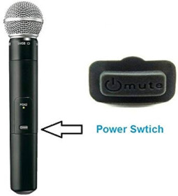 Мікрофони Микрофоны ^/--/^ Резинова накладка на кнопку Power&amp;#92;mute Shure PGX /--/ 2 ^_^^^ Резиновая накладка на кнопку Power&amp;#92;mute Shure PGX /--/ 2 - фото фото фото