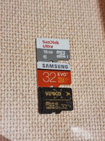 Карти пам'яті Карты памяти ^/--/^ Нерабочие карты памяти 16 32 гб verico sandisk ultra samsung evo plus ^_^^^ Неробочі карти пам'яті 16 32 гб verico sandisk ultra samsung evo plus - фото фото фото