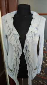Кардигани Кардиганы ^/--/^ Шикарный кардиган с воланами 46 /--/ р.Вьетнам ^_^^^ Шикарний кардіган з воланами 46 /--/ р.В'єтнам - фото фото фото