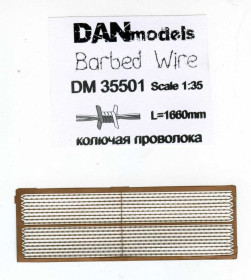 Інше Другое ^/--/^ Danmodel 35501 - колючая проволока масштаб  1:35  длина 1660 мм   набор 1  1/35 ^_^^^ Danmodel 35501 - колючий дріт масштаб 1:35 довжина 1660 мм набір 1 1/35 - фото фото фото