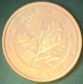 Сучасні c  року Современные c  года ^/--/^ Німеччина 5 євроцентів, 2004 А [2.16] ^_^^^ Германия 5 евроцентов, 2004 А [2.16] - фото фото фото