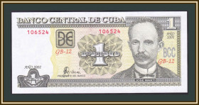 Карибський басейн Карибский бассейн ^/--/^ Куба 1 песо 2002 P-121  (121 /--/ b) UNC ^_^^^ Куба 1 песо 2002 P-121 (121 /--/ b) UNC - фото фото фото